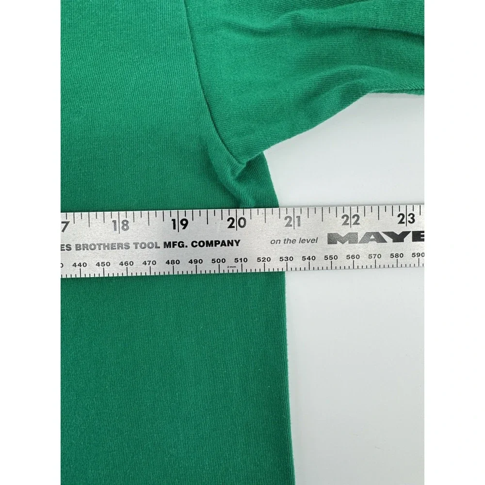 Vintage 2000s Hybrid Tees Mickey's Get Stung Faded Green T-Shirt Size L Y2K‎